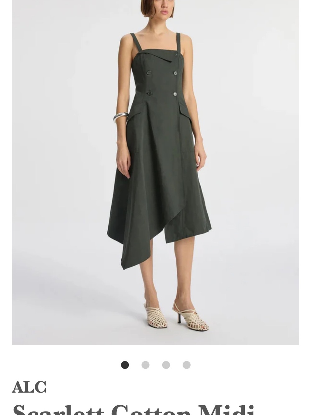 A.L.C.
Scarlett Cotton Midi Dress size 0